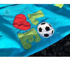 Stickdatei - Love Fußball Appli